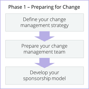 Phase 1 - Preparing for change